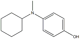 4-(cyclohexylmethylamino)phenol 化学構造式