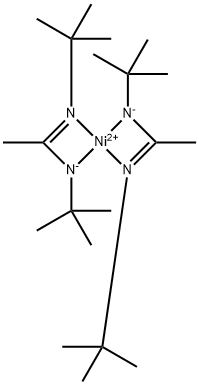 Bis(N,N'-di-t-butylacetamidinato)nickel(II) Structure
