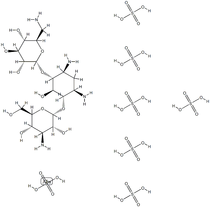 kanamycin A heptakis(sulphate) Structure