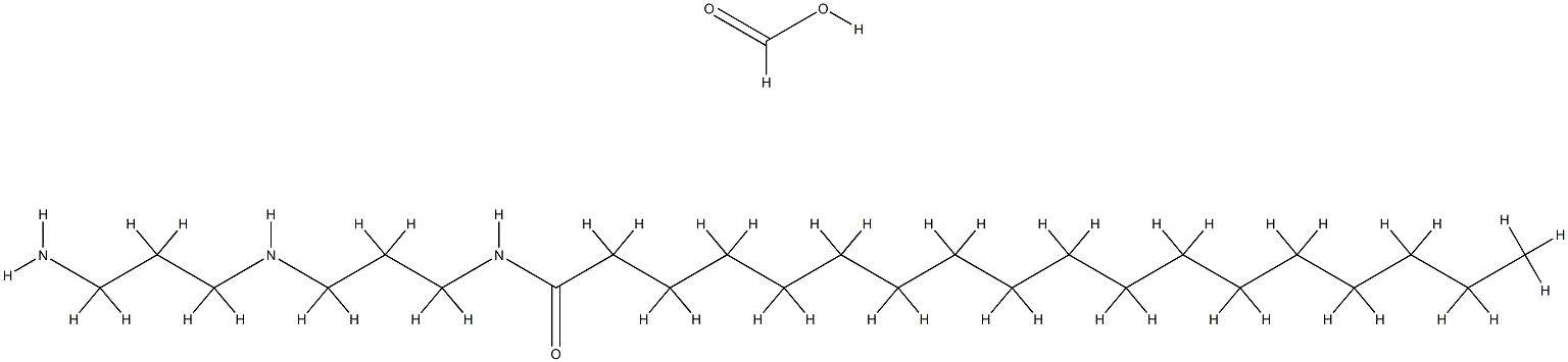 formic acid, compound with N-[3-[(3-aminopropyl)amino]propyl]stearamide (1:1) Struktur