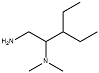 (1-amino-3-ethylpentan-2-yl)dimethylamine Structure