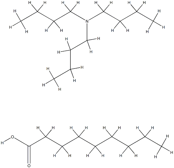 nonanoic acid, compound with tributylamine (1:1) Structure