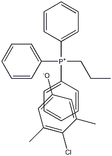 triphenylpropylphosphonium, salt with 4-chloro-3,5-xylenol (1:1)  Structure