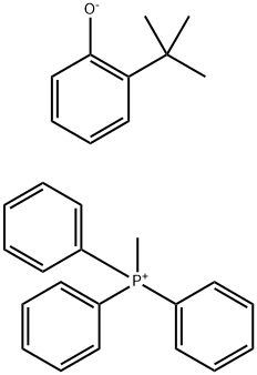 methyltriphenylphosphonium, salt with 2-tert-butylphenol (1:1) 结构式