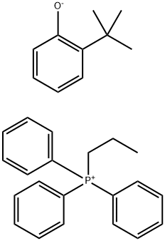 triphenylpropylphosphonium, salt with 2-tert-butylphenol (1:1) Structure