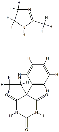 94231-97-7 5-ethyl-5-phenylbarbituric acid, compound with 4,5-dihydro-2-methyl-1H-imidazole (1:1)