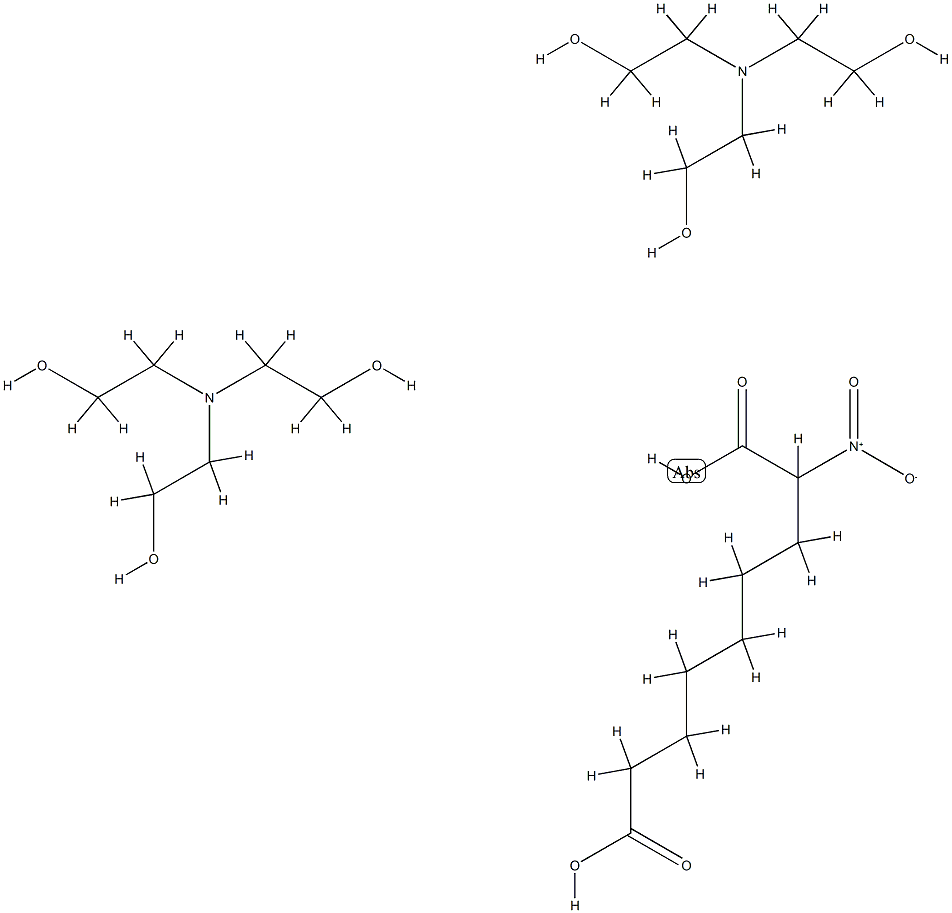 nitrononanedioic acid, compound with 2,2',2''-nitrilotriethanol (1:2) Structure