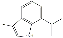 1H-Indole,3-methyl-7-(1-methylethyl)-(9CI) Struktur