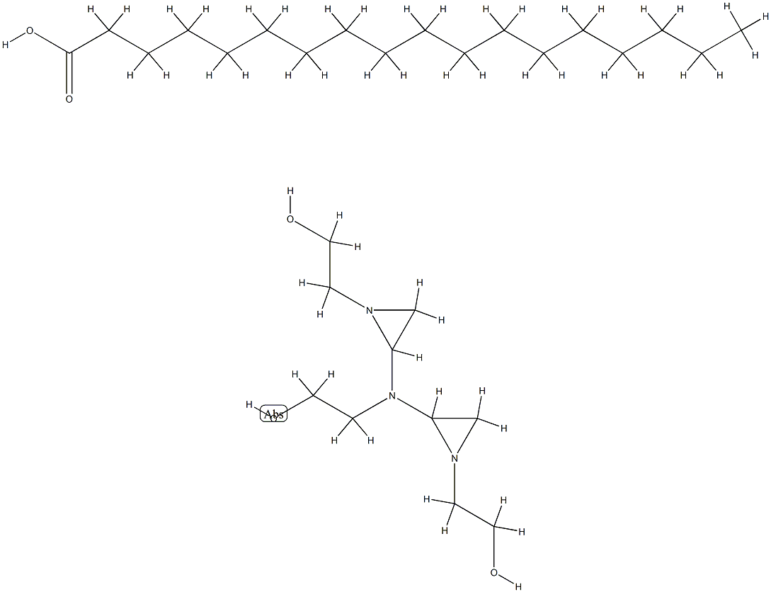 stearic acid, monoester with 2,2'-[[(2-hydroxyethyl)imino]bis(ethyleneimino)]diethanol 结构式