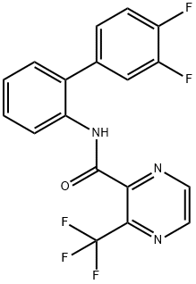 联苯吡嗪菌胺, 942515-63-1, 结构式