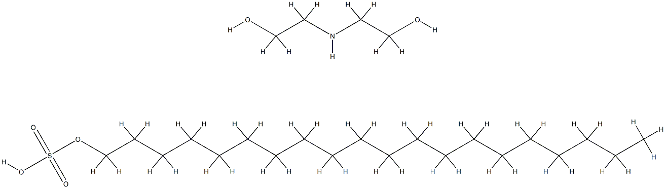 icosyl hydrogen sulphate, compound with 2,2'-iminodiethanol (1:1),94265-93-7,结构式