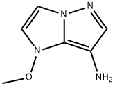 1H-Imidazo[1,2-b]pyrazol-7-amine,  1-methoxy- 化学構造式