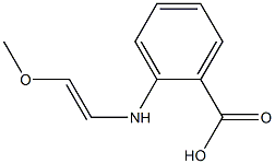 Anthranilicacid,N-(2-methoxyvinyl)-(7CI) 化学構造式