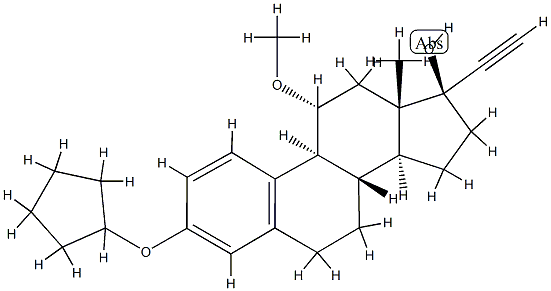 11 alpha-methoxyquinestrol,94514-09-7,结构式