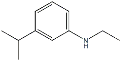 N-ethyl-3-(propan-2-yl)aniline Structure