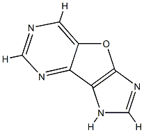 3H-Imidazo[4,5:4,5]furo[3,2-d]pyrimidine Struktur
