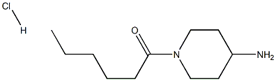 1-(4-aminopiperidin-1-yl)hexan-1-one Structure