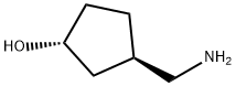 (1R,3R)-3-Aminomethyl-cyclopentanol, 946826-76-2, 结构式