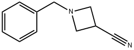 N-Benzyl-3-cyanoazetidine 化学構造式