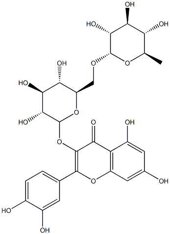 Quercetin-3-o-rutinose Struktur