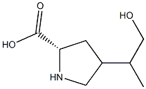 Proline, 4-(2-hydroxy-1-methylethyl)- (6CI,9CI) Struktur