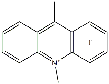 Acridinium,9,10-dimethyl-, iodide (1:1) 化学構造式