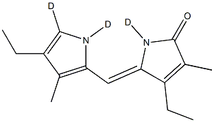 2H-Pyrrol-2-one,  4-ethyl-5-[(4-ethyl-3-methyl-1H-pyrrol-2-yl-1,5-d2)methylene]-1,5-dihydro-1-d-3-methyl-,  (5Z)-|