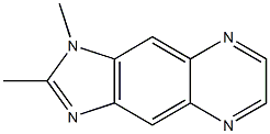 1H-Imidazo[4,5-g]quinoxaline,1,2-dimethyl-(7CI) Struktur