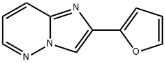 2-Furan-2-yl-imidazo[1,2-b]pyridazine 结构式