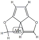 Furo[3,2:1,5]cyclopenta[1,2-d]-1,3-dioxole 结构式