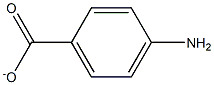 Benzoic  acid,  4-amino-,  ion(1-) Structure