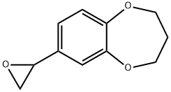 7-oxiran-2-yl-3,4-dihydro-2H-1,5-benzodioxepine Struktur