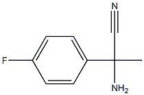 2-amino-2-(4-fluorophenyl)propanenitrile Structure