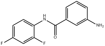 3-amino-N-(2,4-difluorophenyl)benzamide Structure
