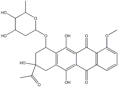 3'-deamino-3'-hydroxydaunorubicin,95405-79-1,结构式