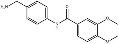 N-[4-(aminomethyl)phenyl]-3,4-dimethoxybenzamide Structure