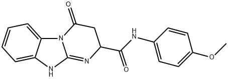 956184-20-6 N-(4-methoxyphenyl)-4-oxo-1,2,3,4-tetrahydropyrimido[1,2-a]benzimidazole-2-carboxamide