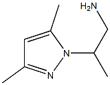 [2-(3,5-DIMETHYL-1H-PYRAZOL-1-YL)PROPYL]AMINE HYDROCHLORIDE 化学構造式