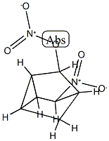 Tricyclo[2.2.1.02,6]heptan-3-ol, 5-nitro-, nitrate (ester), stereoisomer (9CI) Structure