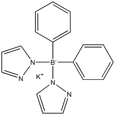 diphenyl-di(pyrazol-1-yl)boranuide 化学構造式