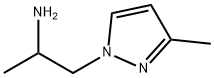 1-(3-甲基-1H-吡唑-1-基)丙-2-胺, 957261-74-4, 结构式