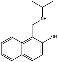 1-[(propan-2-ylamino)methyl]naphthalen-2-ol Structure