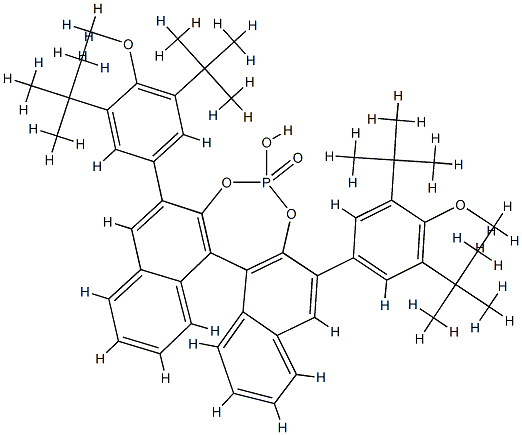 (11bR)-2,6-bis[3,5-bis(1,1-diMethylethyl)-4-Methoxyphenyl]-4-hydroxy-4-oxide-Dinaphtho[2,1-d:1',2'-f][1,3,2]dioxaphosphepin Structure