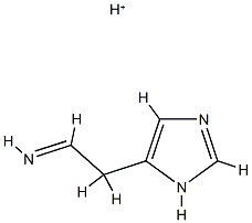 1H-Imidazole-5-ethanimine,  conjugate  acid  (1:1) 化学構造式
