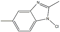 1H-Benzimidazole,1-chloro-2,5-dimethyl-(9CI) 结构式