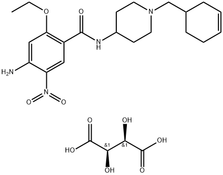 CINITAPRIDE|4-氨基-N-[1-(3-环己烯-1-基甲基)-4-哌啶基]-2-乙氧基-5-硝基苯甲酰胺酒石酸盐