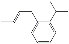 2-бутен, 1-о-cumenyl- (7CI) структура