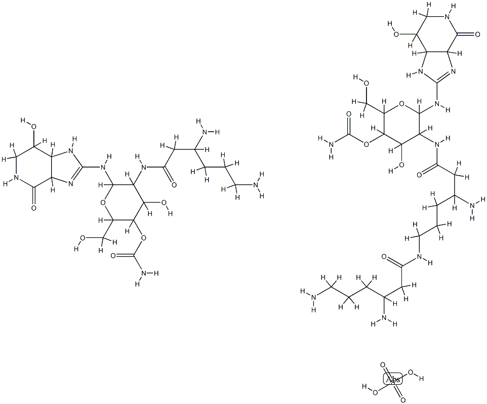 链丝菌素硫酸盐,96736-11-7,结构式