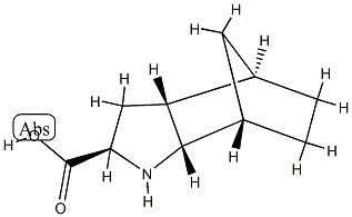 4,7-Methano-1H-indole-2-carboxylicacid,octahydro-,(2-alpha-,3a-alpha-,4-alpha-,7-alpha-,7a-alpha-)-(9CI) 化学構造式