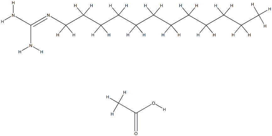 Dodine, mixture with glyodin Struktur